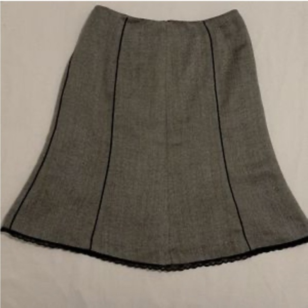 Vintage designer OSCAR de la renta skirt Sz 10 lined